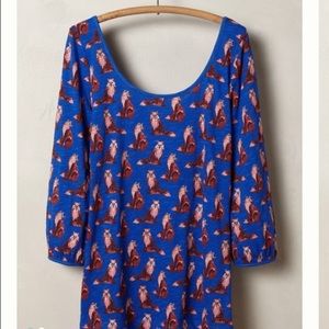 Anthropologie Forest Fete Fox shirt